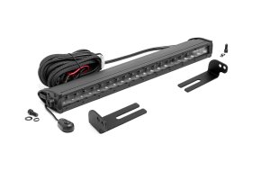 Honda Pioneer 1000 Deluxe LED Light Kit - Rear-Facing Lower - Rough Country - 20-inch Single-Row - Black - '20-'23
